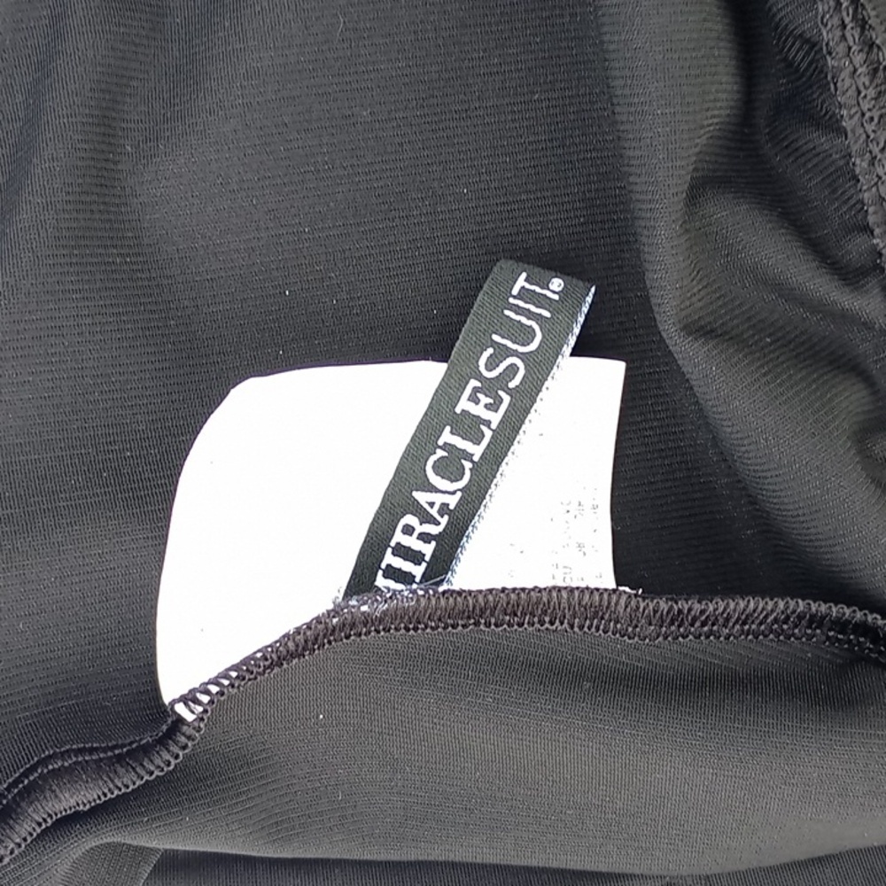 Size 14 Miraclesuit Solid Basic Fit And Flare Swi… - image 7